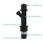 Set of 4 Fuel Injectors 25319306 for Chevrolet Cavalier, Pontiac Sunfire (1995–2005)