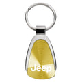 Gold Teardrop Keychain KCGOLD.JEE - Officially Licensed for Jeep