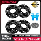 4PCS 1" Hubcentric Wheel Spacers for Dodge Charger Challenger Magnum (2006–2015)