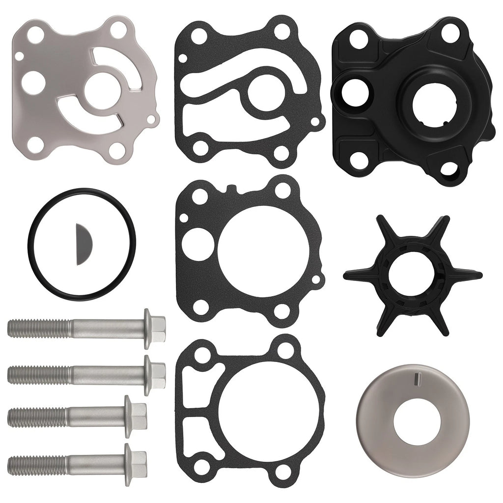 Water Pump Impeller Kit for Yamaha 2-Str 50 60 70 HP (1990–2023) 6H3-W0078-A0-00