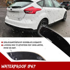 2X Smoked Lens Rear Bumper Reflector Lights for Ford Focus Hatchback (2015–2018)