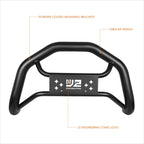 J2 Carbon Steel Bull Bar Bumper Grille Brush Guard for Silverado/Sierra (2007–2020)
