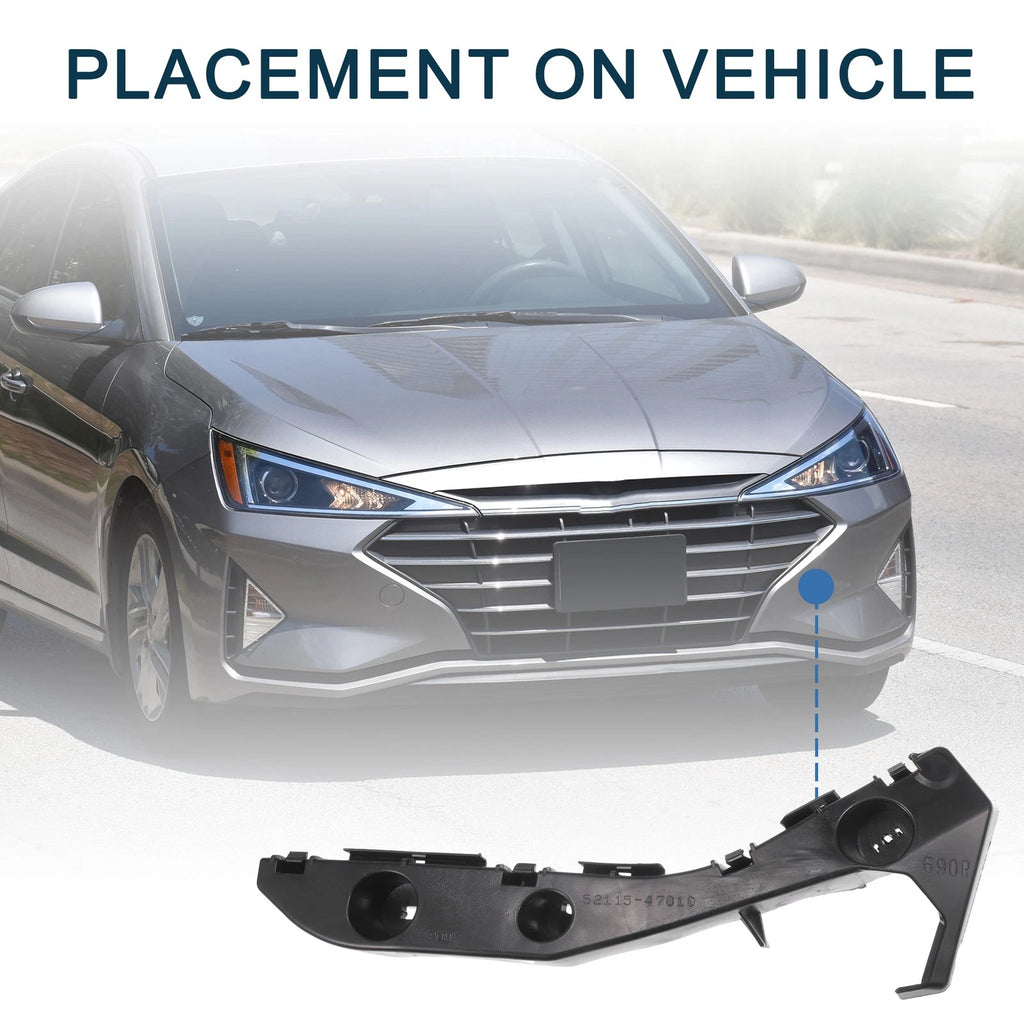 1pc Right Front Bumper Retainer Bracket No. 5211547010 for Toyota Prius (2004–2009)