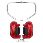 Lower Vented Fairings Engine Guard Crash Bar for Harley Road Glide (2009-2013)