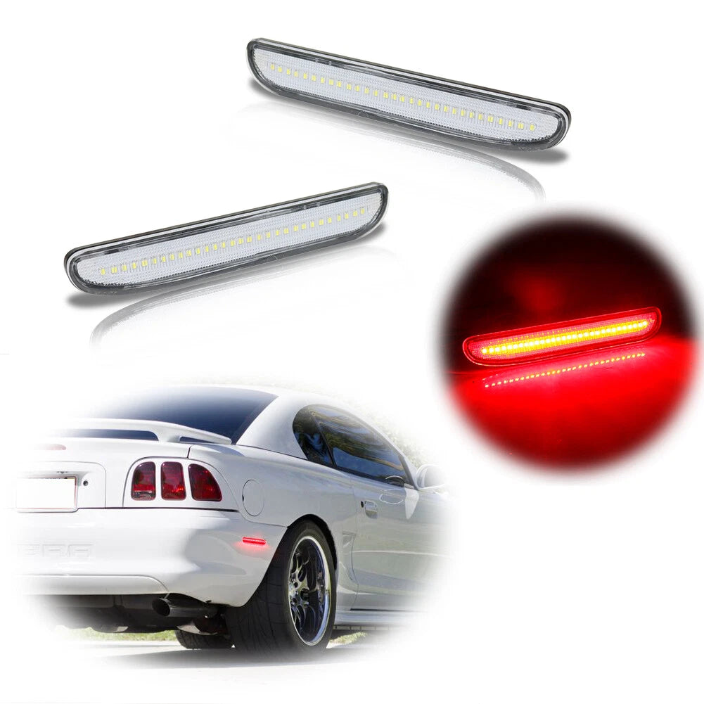 LED Rear Fender Side Reflector Lights for Ford Mustang (1994–1998)