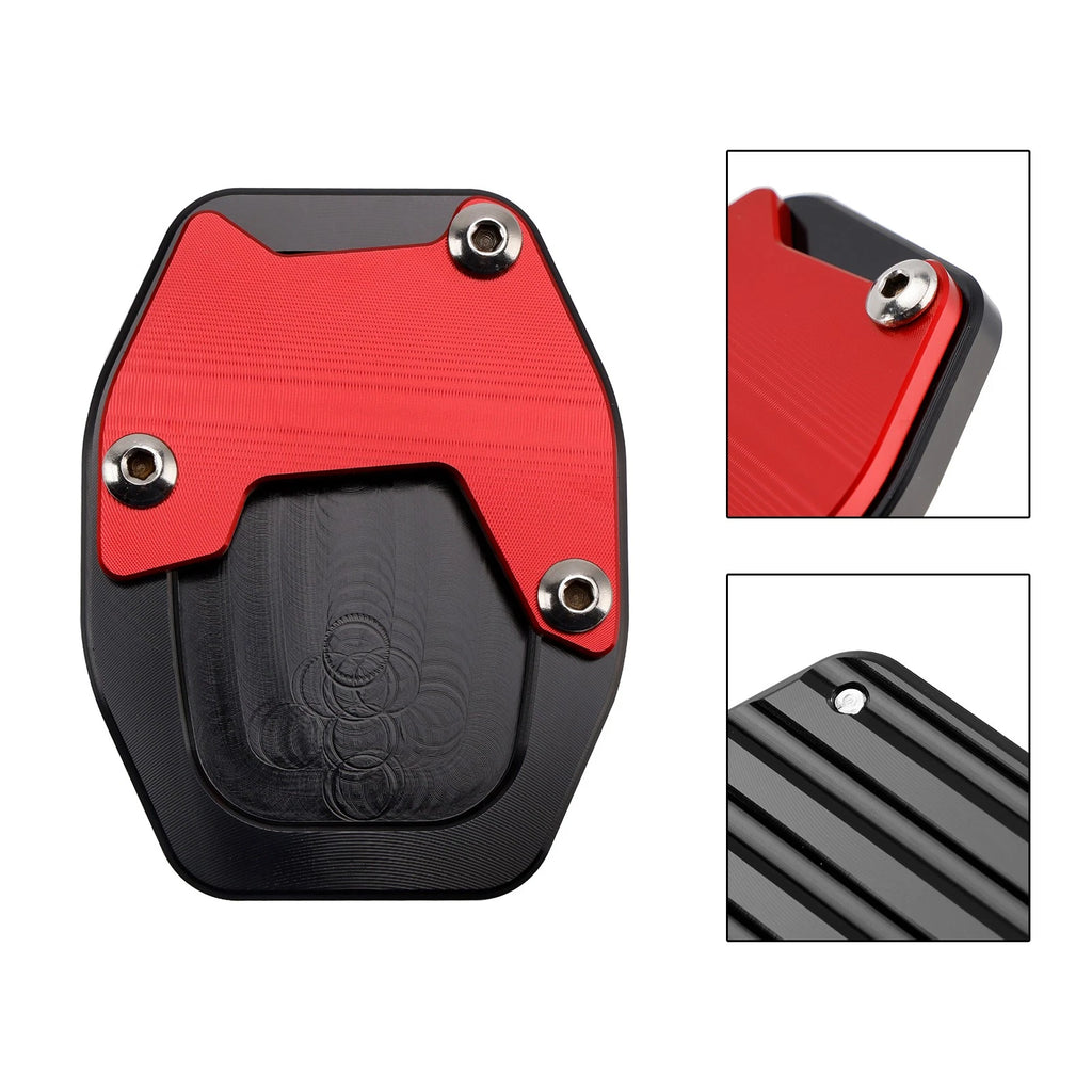 Kickstand Enlarged Plate Pad for Honda X-ADV 750 NSS750 (2021–2025) Red