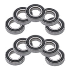 Set of 10 Deep Groove Ball Bearings for R18 (1-1/8" x 2-1/8" x 1/2")