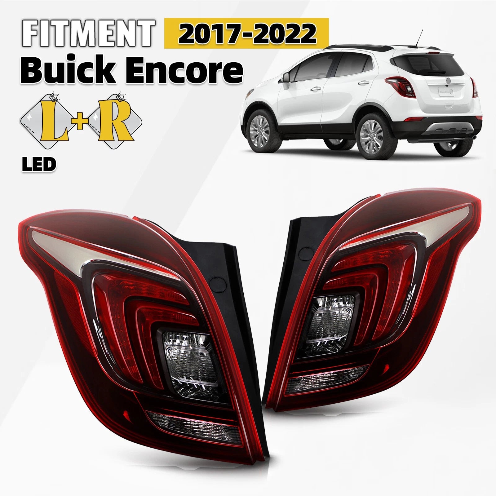 LED Tail Light for Buick Encore (2017–2022) Left + Right Side