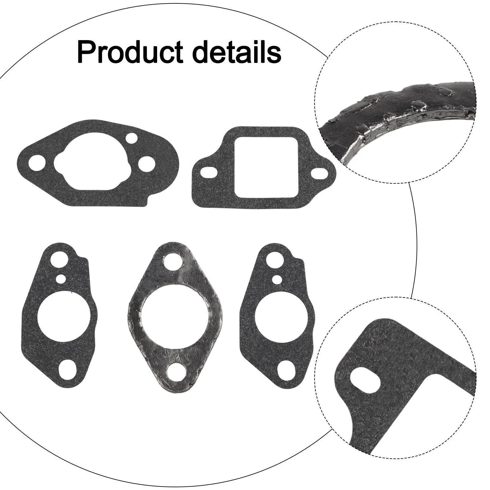 Set of 5 Carburetor Gaskets for (466 536, 476 537)
