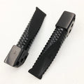 Black Racing Foot Pegs for Kawasaki ZX-6R 636RR ZZR 750 1100 1200 10R