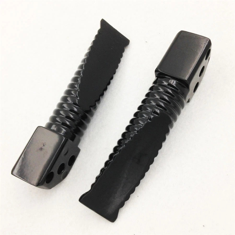 Black Racing Foot Pegs for Kawasaki ZX-6R 636RR ZZR 750 1100 1200 10R
