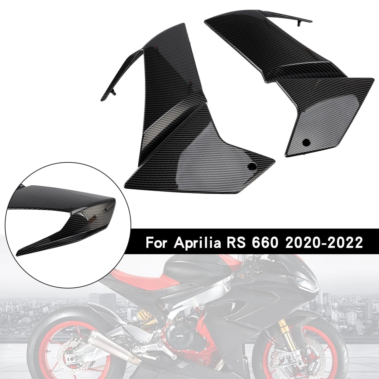 Carbon Side Frame Cover Panel Fairing Cowl for Aprilia RS 660 (2020–2024)