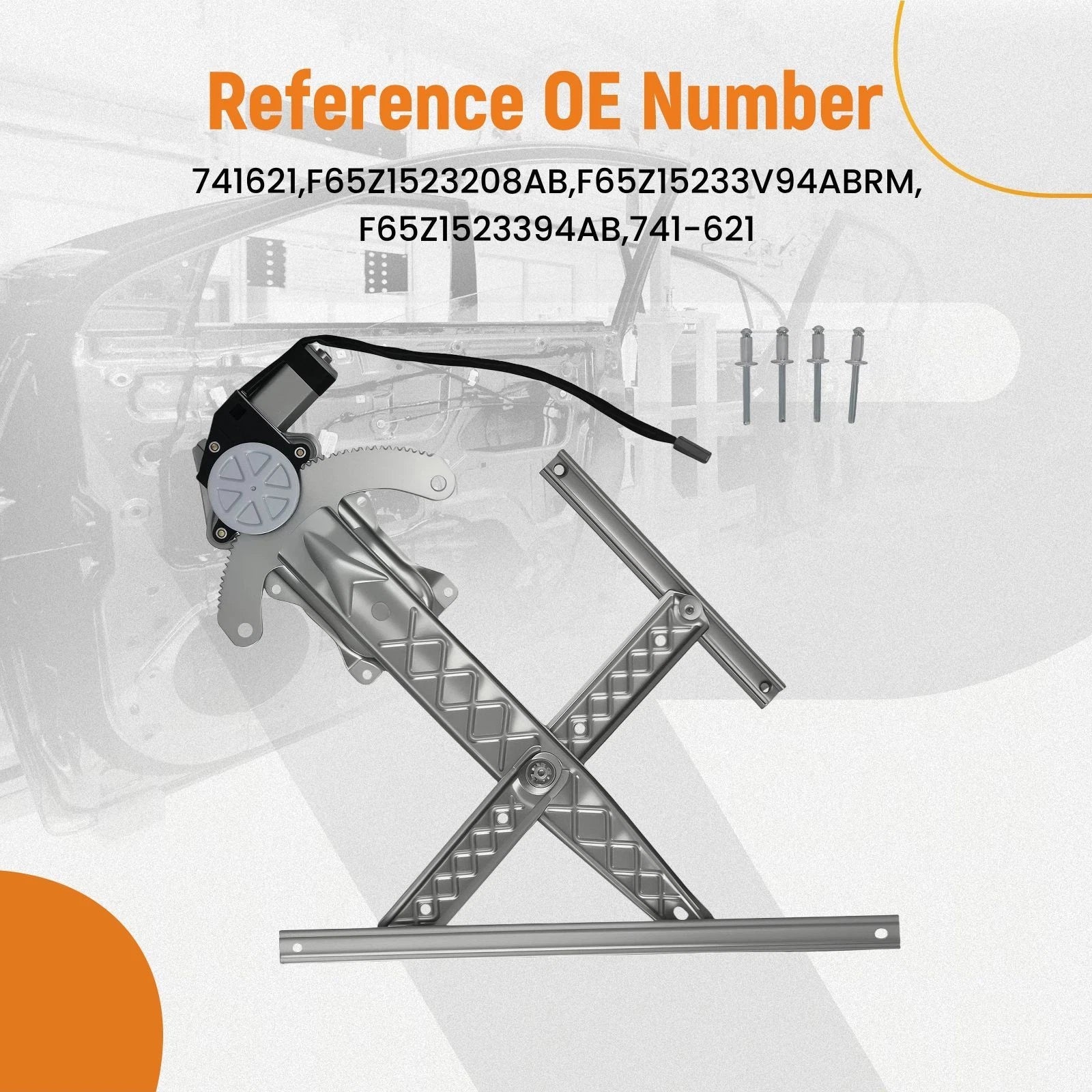 Electric Window Lifter Assembly for Ford F-150 (1997–1998) 741621