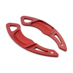 Carbon Fiber Red Steering Wheel Paddle Shifter Extensions for VW Golf 7, Polo (2013-2023)