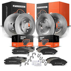 Front & Rear Disc Rotor & Ceramic Pad for Cadillac Pontiac Buick (2005–2012)