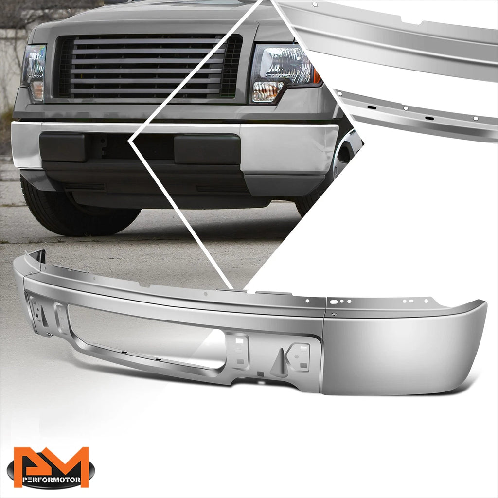 Steel Chrome Front Bumper Face Bar for Ford F-150 (2009–2014)