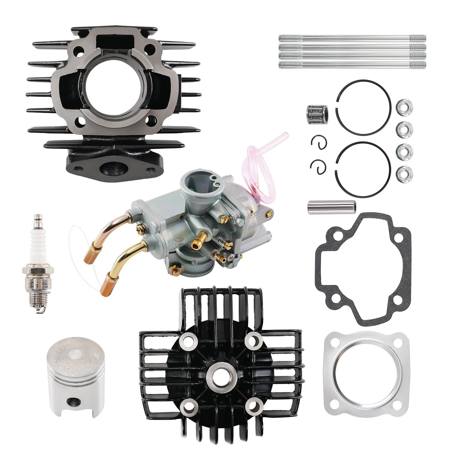 Top End Rebuild Kit for Yamaha PW50 (1981–2009) Cylinder Piston Carburetor