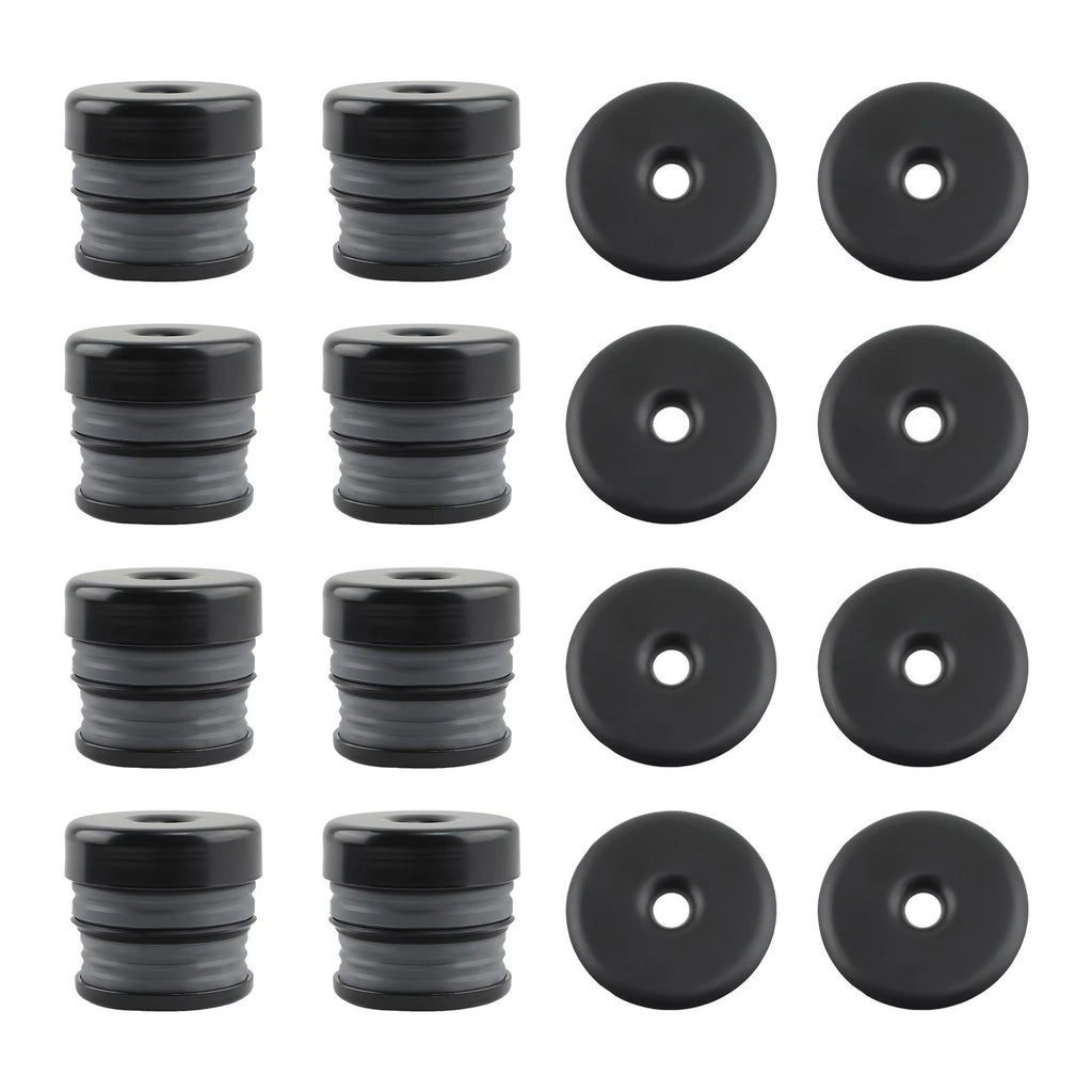 Silicone Body Mount Bushing Set of 8 for Ford F-250 F-350 Super Duty (2008–2016)