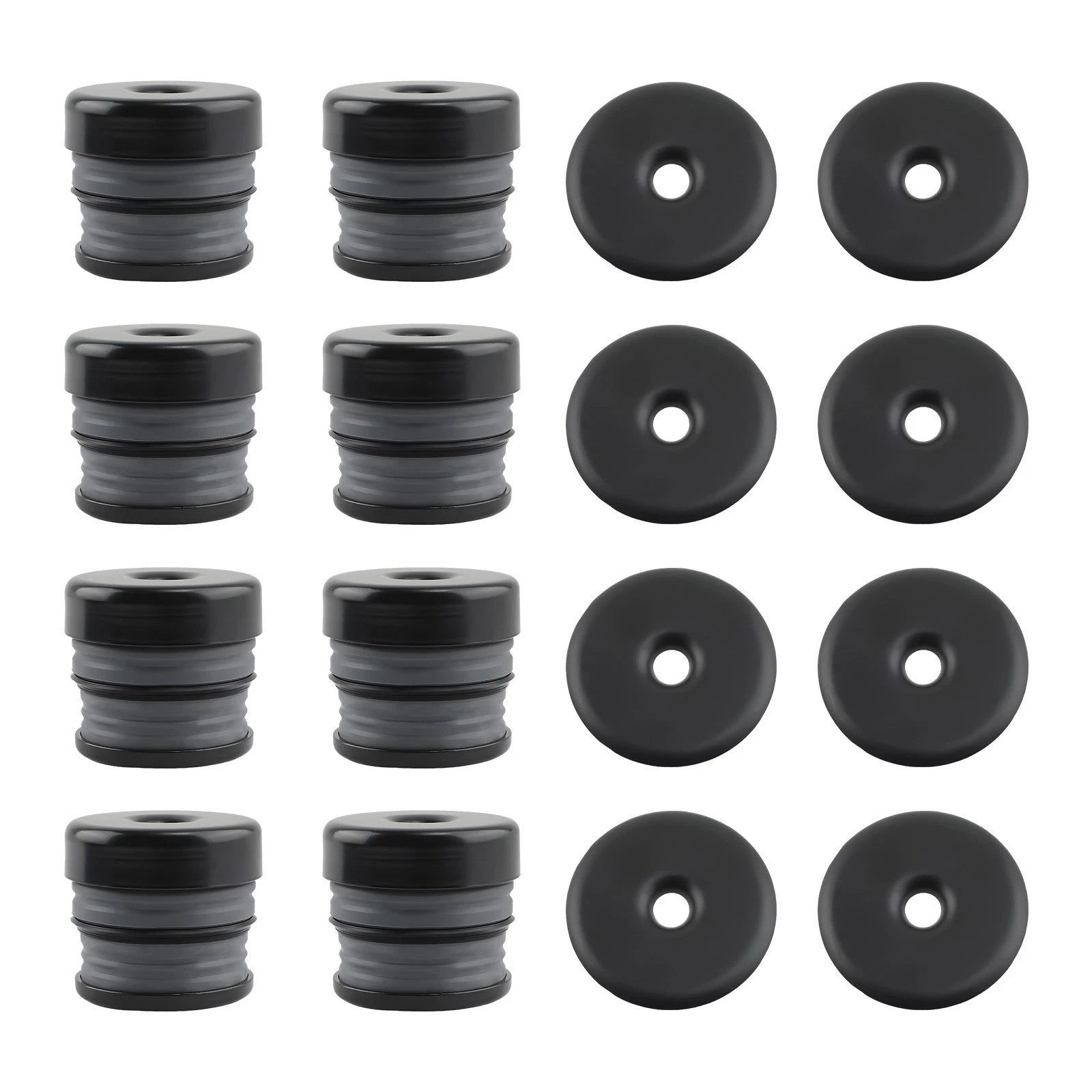 Silicone Body Mount Bushing Set of 8 for Ford F-250 F-350 Super Duty (2008–2016)