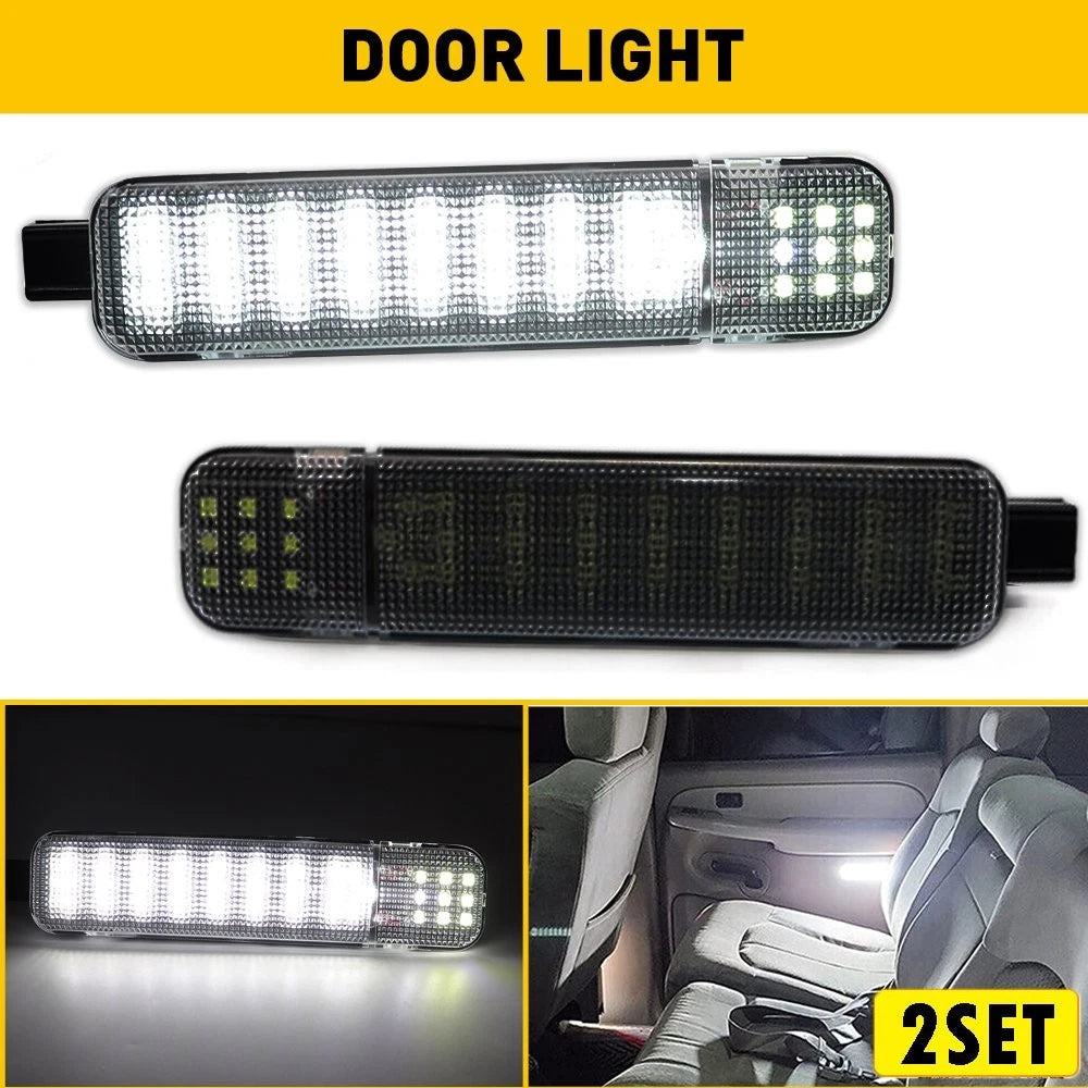 LED Door Courtesy Light for Chevy Silverado Suburban Tahoe GMC Yukon Sierra (H)