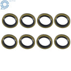 Set of 12 Fuel Line Sealing Washers for Cummins (12V 24V)