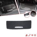 Carbon Fiber Center Console Storage Box Panel Cover for Mercedes CLA GLA (2013–2023)