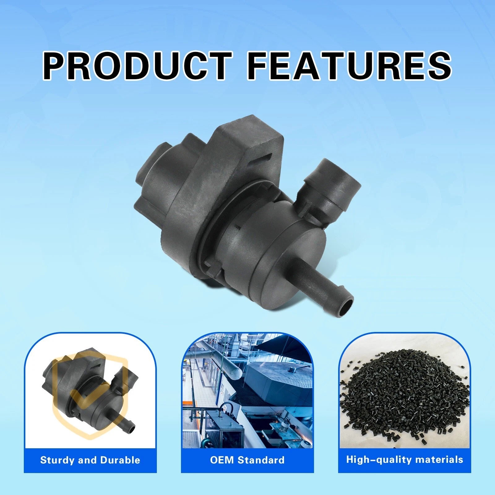 Vapor Canister Purge Solenoid Valve for BMW 323i 325i E46 (1999–2005)