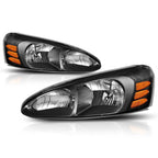 OE Style Black Housing Amber Corner Headlight for Pontiac Grand Prix (2004–2008)