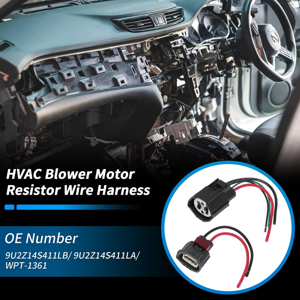 HVAC Blower Motor Resistor Wire Harness for Ford (No.9U2Z14S411LB/WPT-1361)