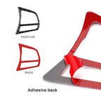 Button Frame Cover Trim Carbon Fiber for BMW F20/21/30/32/34 (2011–2020)