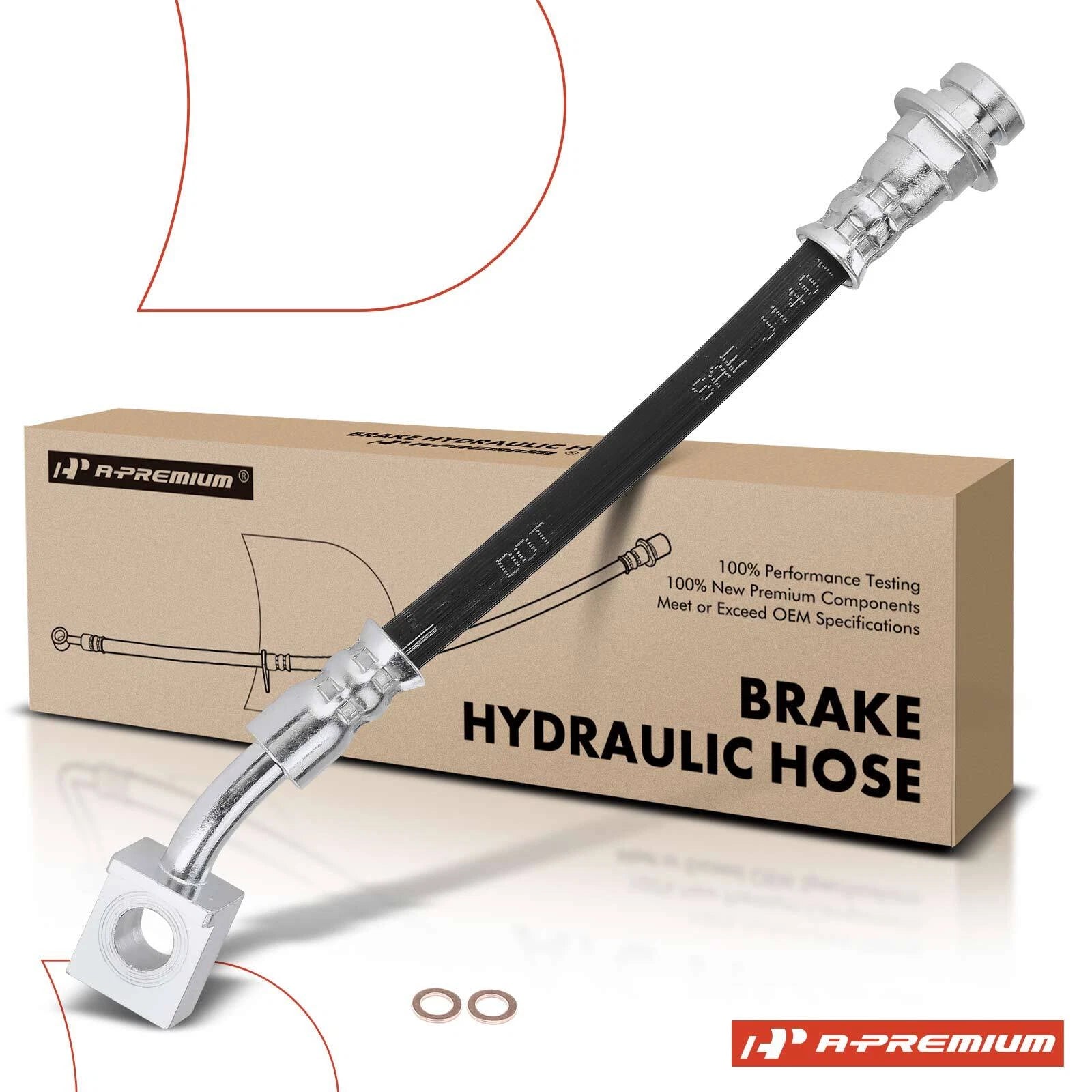 Rear Left Outer Brake Hydraulic Hose for Chevrolet Cobalt HHR (2005–2010)