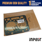 Full Gasket Kit for Kubota Z482 Engine (16853-99355)