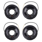 Set of 4 Electric Brake Assemblies for Trailer Axle (12-1/4" x 3-3/8")