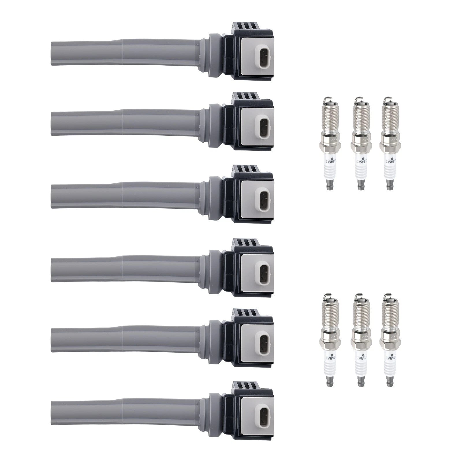 6x Ignition Coil Set & Spark Plug for Ford Edge F-150 (2015–2018) UF773
