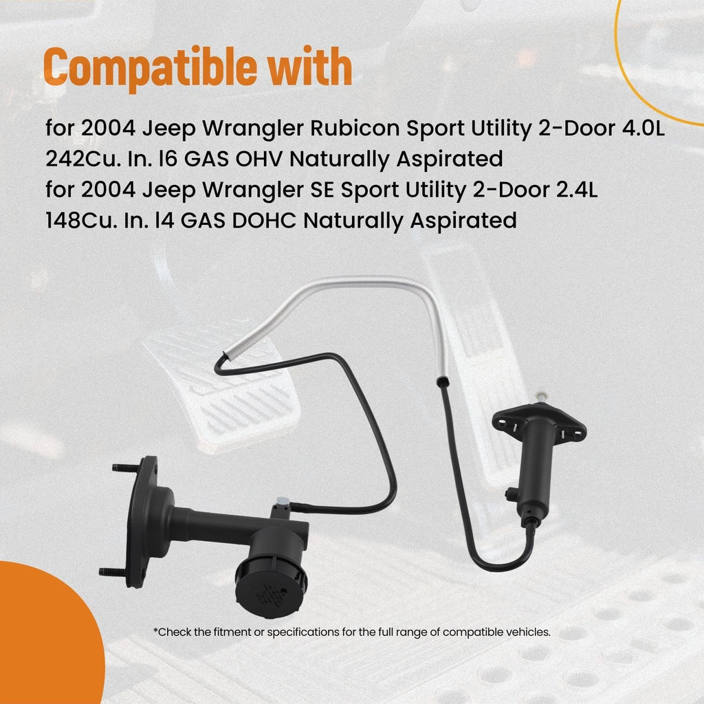 Clutch Master & Slave Cylinder for Jeep Wrangler (2003-2004)