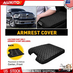 Center Console Leather Armrest Cover Pad for Ram 1500/2500/3500 (2013–2023)