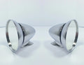 Chrome GT Racing Rear View Mirrors Bullet Style for Pair (4.5 in)
