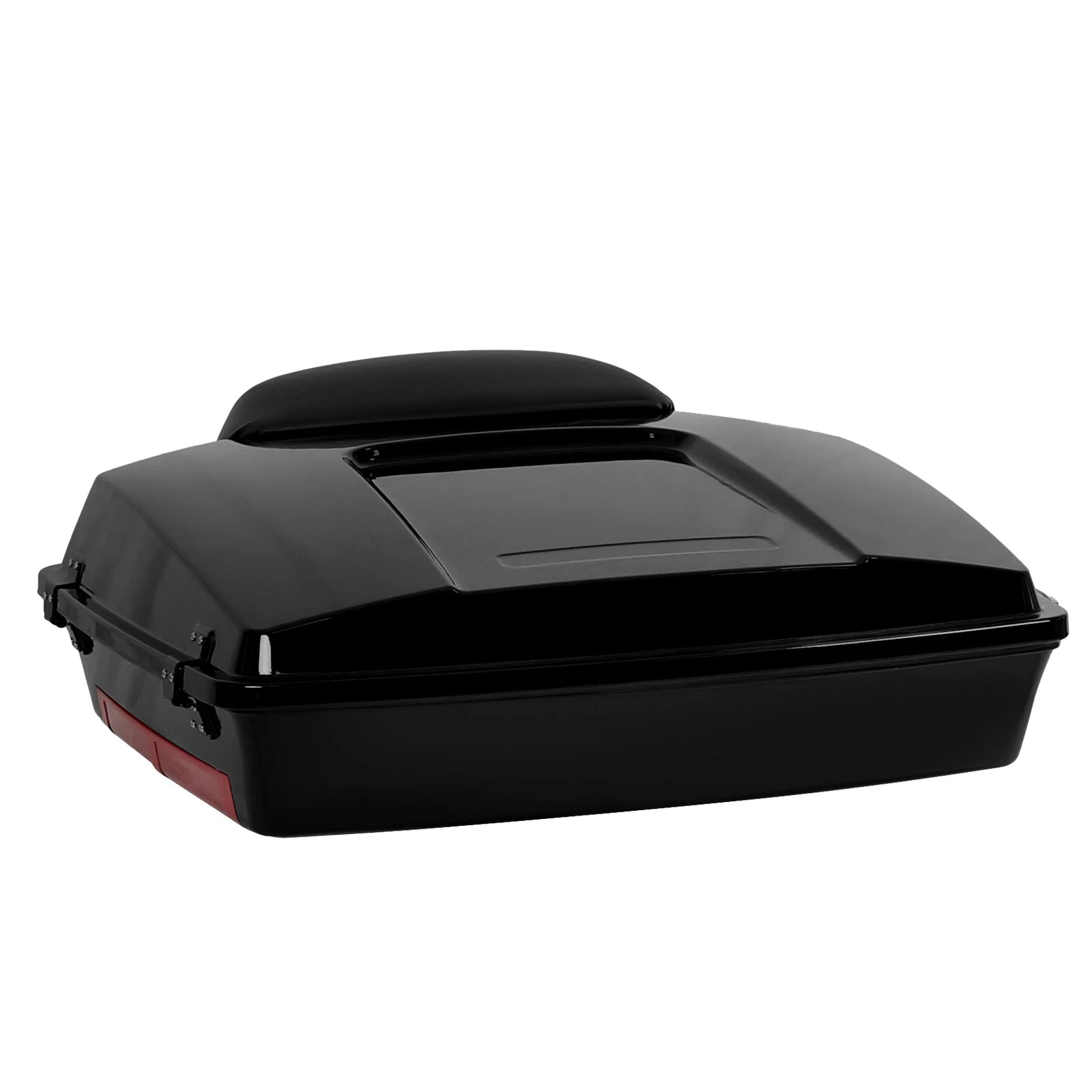 Black Razor Pack Trunk Backrest for Harley Touring (1997–2013)