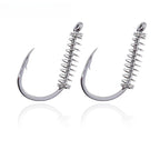 40PCS Carp Spring Hook with Bait Holder Cage for Coarse Fish 5#-16#
