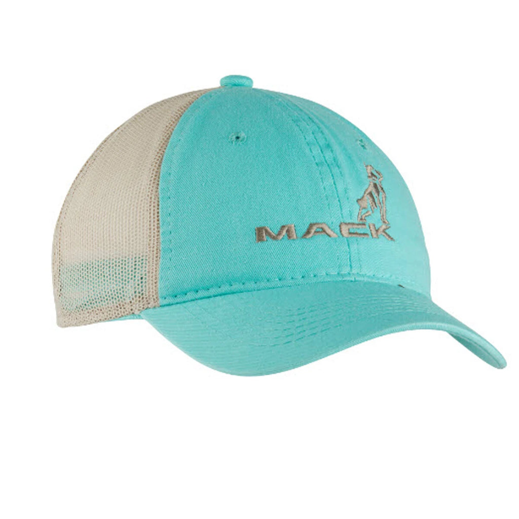 Mack Trucks Cap for Mack Trucks (2010–2023) - Mint Green, Embroidered Bulldog