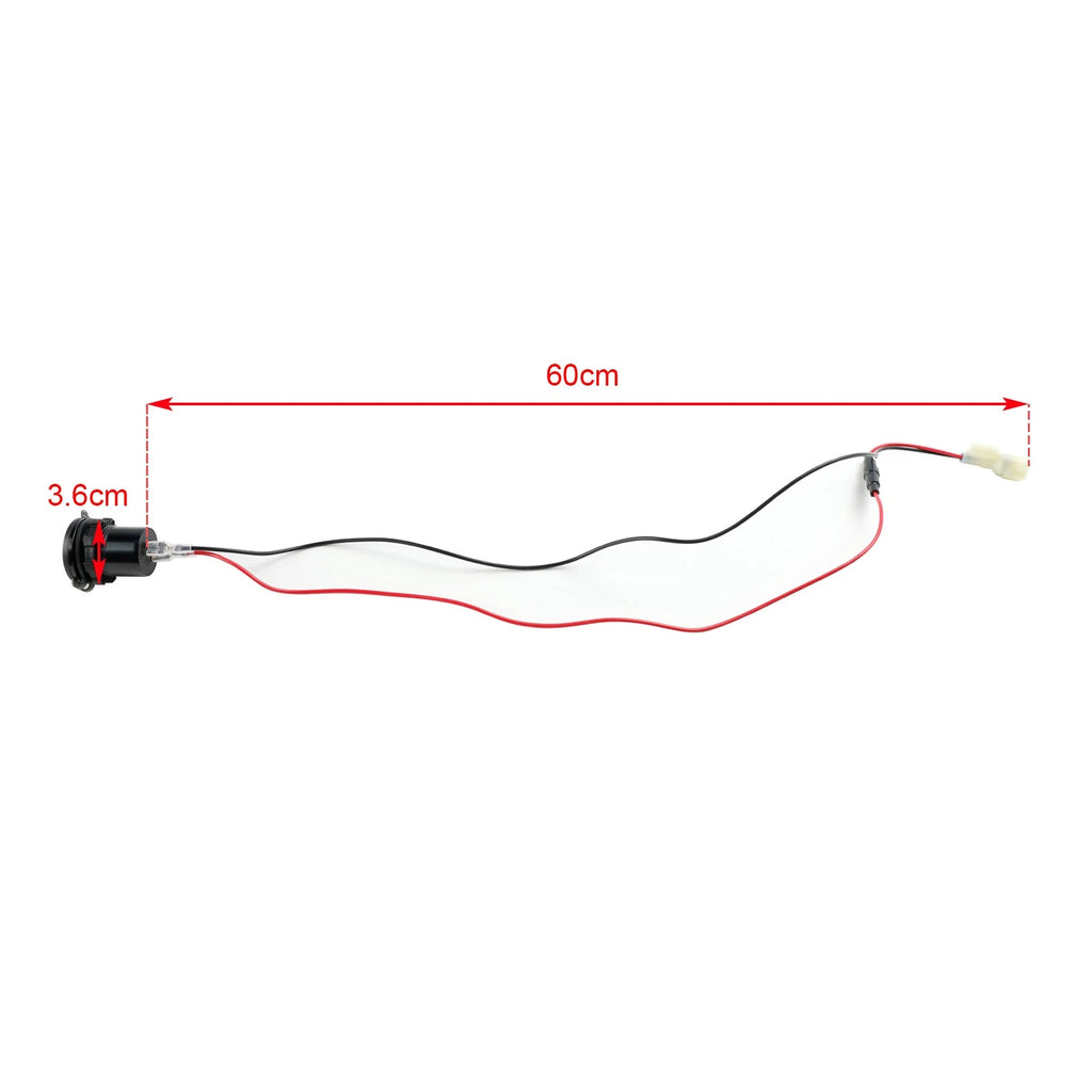 12V USB+C Socket Charger for Kawasaki Versys 650 (2022–2024)