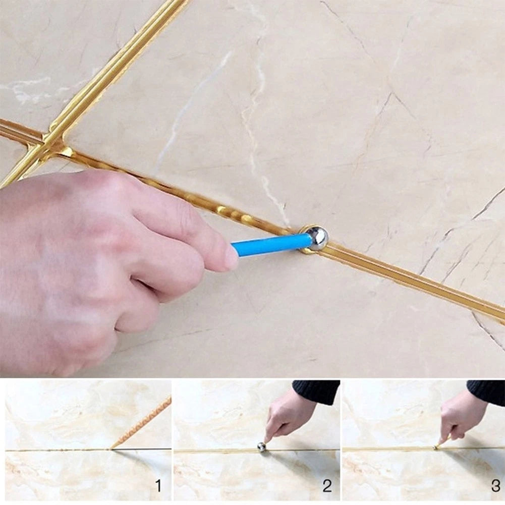 Set of 9 Floor Seam Press Balls and Beauty Seam Tool for Automotive
