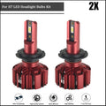 H7 LED Headlight Bulbs for Cars (10000LM, 6000K, 360° Beam)