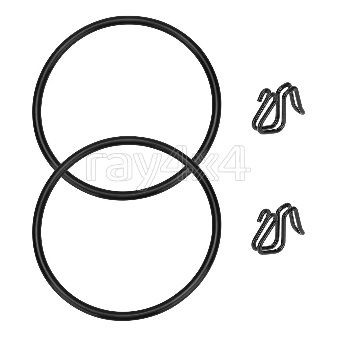 Front Number Plate Mount Clips & O-ring Bands for Honda Z50 Z50R (1979–1987)