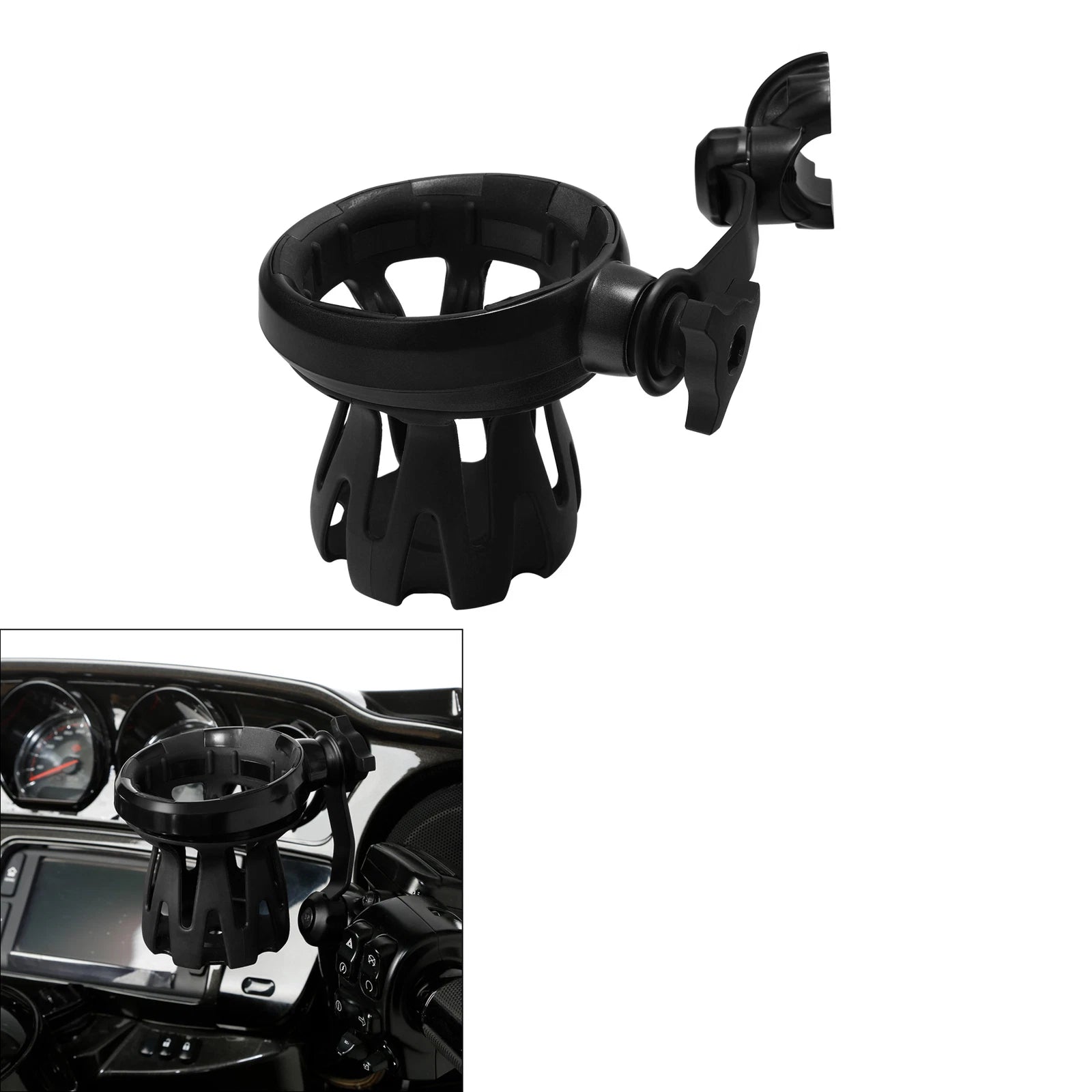 Cup Holder for Harley Touring Softail (1" Bar, 2014–2023)