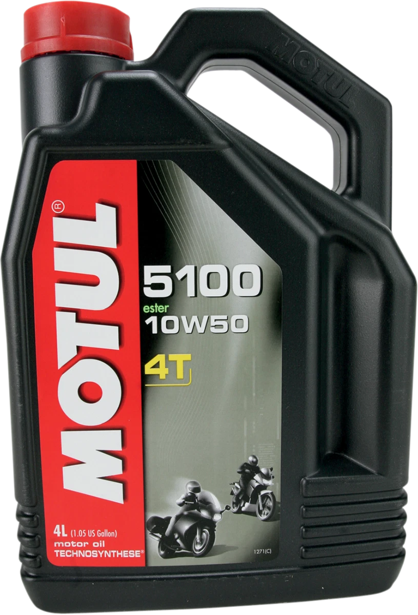 MOTUL 5100 4T Synthetic Blend Oil 10W-50 4L 104076 for Motorcycle
