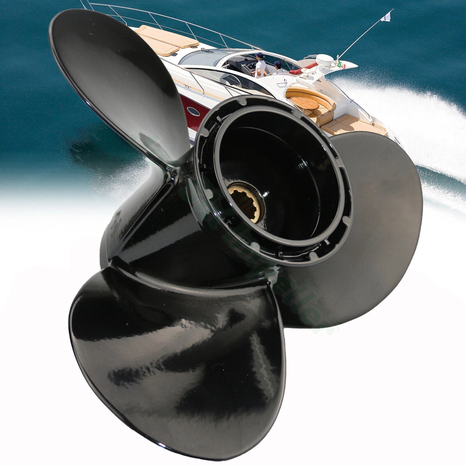 10 Spline Propeller 10 1/4x14 for BRP Evinrude Johnson 15-35HP (OEM 778706)