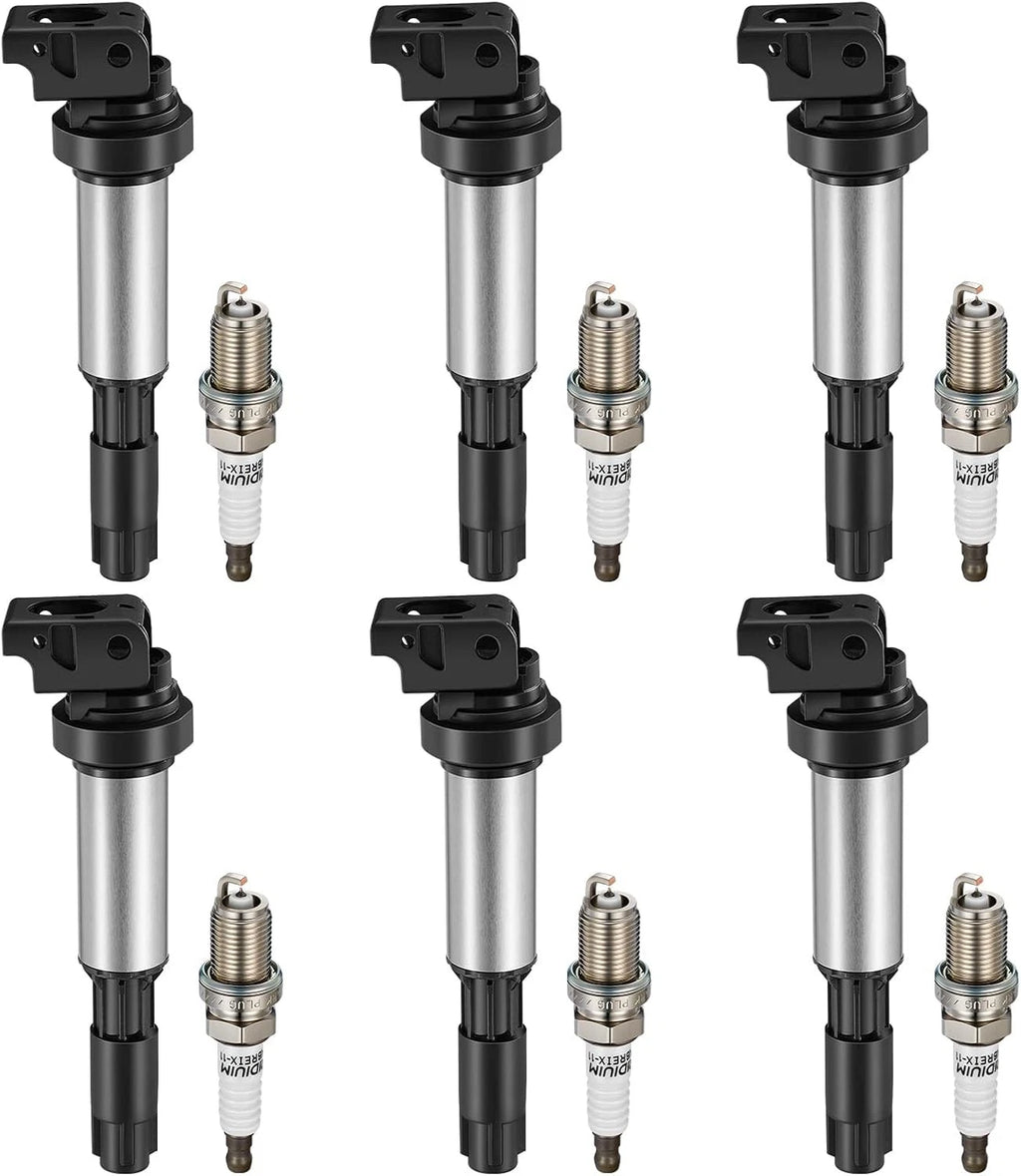 Set of 6 Ignition Coils for BMW 525i (2003–2005)