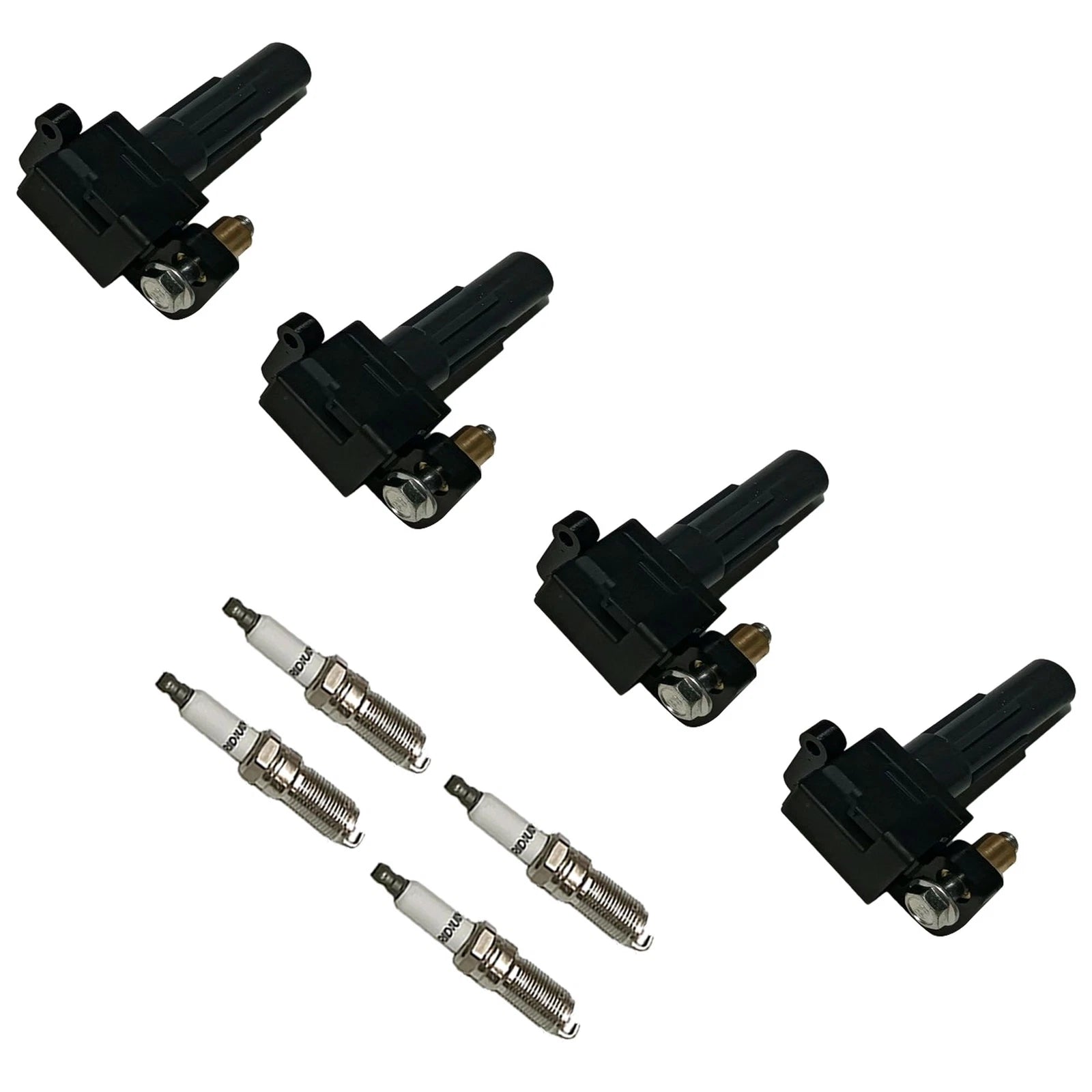 Set of 4 Ignition Coils & Iridium Spark Plugs for Subaru Impreza (2008–2011)