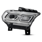 LED Headlight for Dodge Durango (2021–2025) w/Halogen Turn Signal Chrome Right